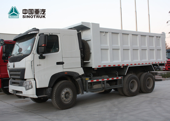 13R22.5 관이 없는 타이어 Sinotruk Howo 6x4 덤프 트럭 A7 371hp 20CBM