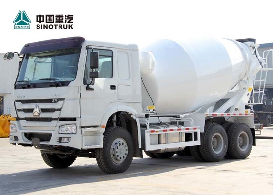 유로 2 371hp SINOTRUK HOWO 구체적인 교반기 트럭 10 CBM 장수 시간