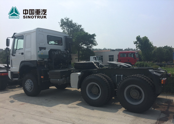 SINOTRUK HOWO 원동기 트럭 유로 2 371HP 6x6 가득 차있는 바퀴 드라이브 트랙터 트럭