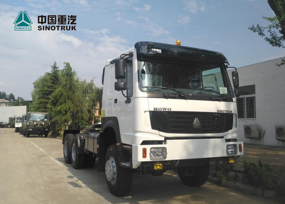SINOTRUK HOWO 원동기 트럭 유로 2 371HP 6x6 가득 차있는 바퀴 드라이브 트랙터 트럭