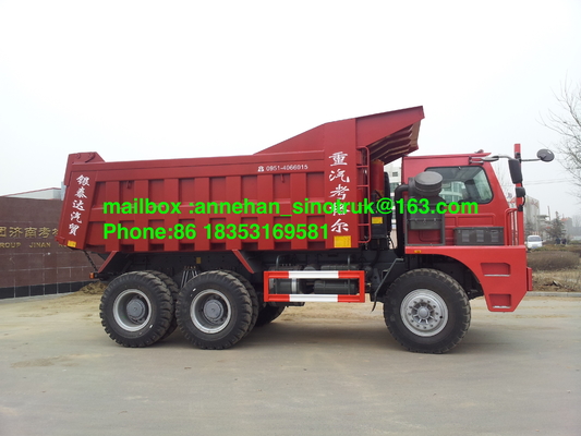 덤프 트럭 6x4 Sinotruk Howo 30M3 Euro2 LHD 팁 주는 사람 트럭을 채광하는 70T