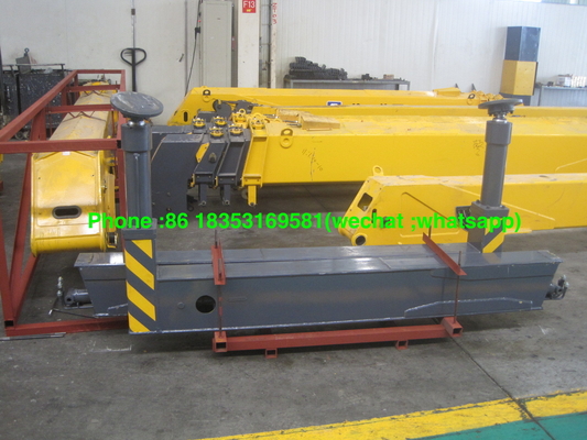 붐을 끼워넣는 SQ10SK3Q 25TM는, 기중기 저출력을 가진 덤프 트럭 Crane