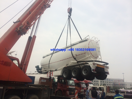 60T Weichai 엔진 60M3 부피 시멘트 탱크 트레일러