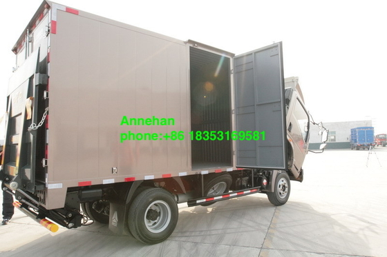 수동 콘테이너 10t Cargo 밴 Truck