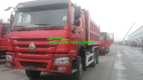 10 바퀴 18M3 336hp Sinotruk Howo 6x4 덤프 트럭