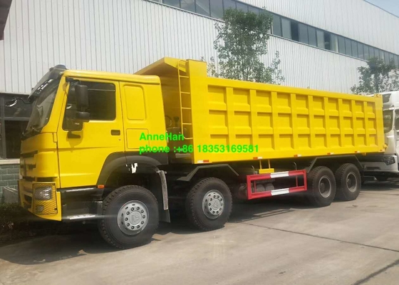 12 바퀴 Euro2 HW76 오두막 Sinotruk Howo 8x4 덤프 트럭