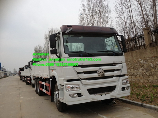Sinotruk 40T Stander 336hp 10는 무거운 화물 트럭을 선회합니다