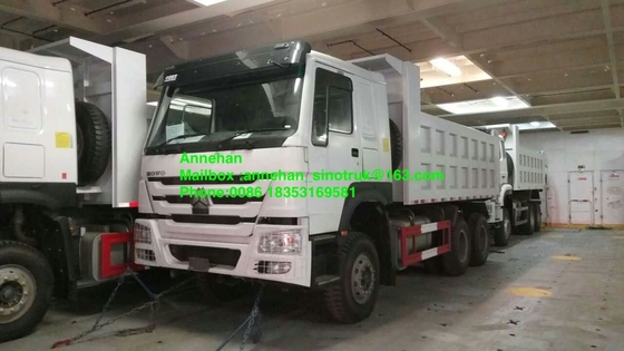 371hp 10 바퀴 6x4 왼손 드라이브를 가진 덤프 트럭