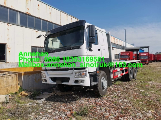 Euro2 왼손 드라이브 8000mm 길이 침대를 가진 평상형 트레일러 화물 트럭