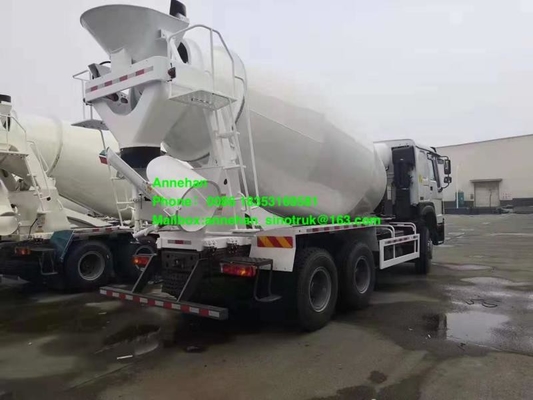 Howo7 Sinotruk 10M3 336hp Euro2 구체 믹서 기계 트럭