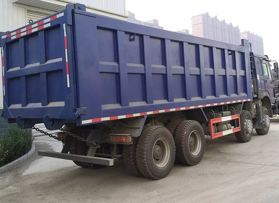 Sinotruk Howo 8*4 팁 주는 사람 트럭 마력 371hp