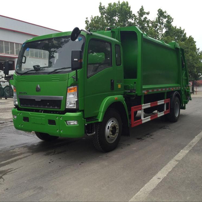 SINOTRUK HOWO 4*2는 12m3 쓰레기 쓰레기 압축 분쇄기 트럭을 압축했습니다