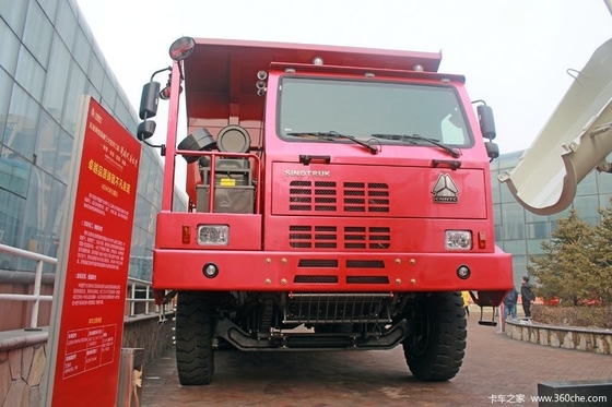 도로 70t 탑재량 떨어져 Sinotruk Howo 371hp 광업 덤프 트럭