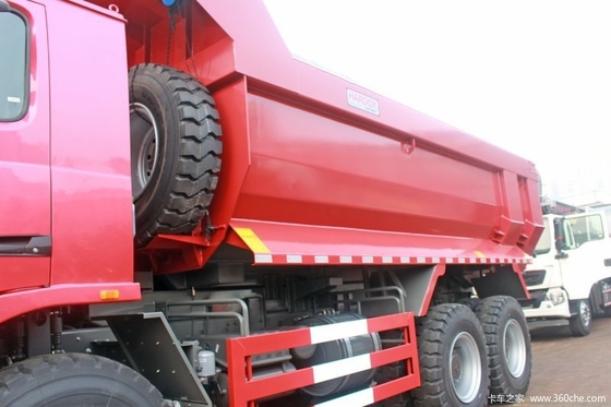 도로 70t 탑재량 떨어져 Sinotruk Howo 371hp 광업 덤프 트럭