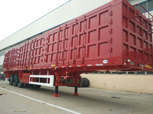 steel Box 밴 Heavy-duty Semi 트레일러 40 톤 최대 탑재량 12000*2500*3600mm