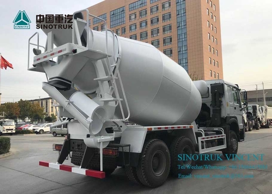 ZZ1257N3841W 4유로 380HP 6X4 3830 밀리미터 콘크리트 믹서 트럭