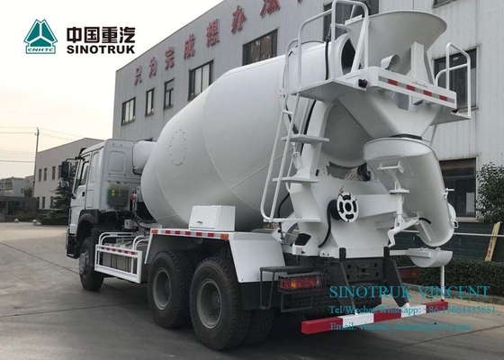 ZZ1257N3841W 4유로 380HP 6X4 3830 밀리미터 콘크리트 믹서 트럭