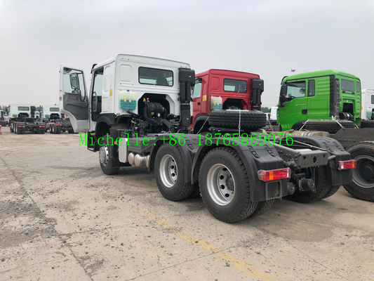 ZZ4257S3241W 400L HW19710 6x4 트랙터 머리 트럭