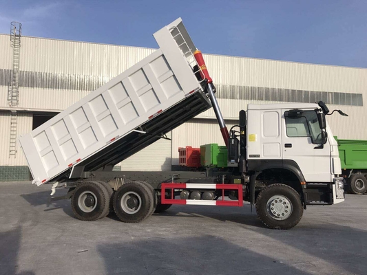 3 차축 Lhd Howo 6×4 건축업을 위한 덤프 트럭 371hp