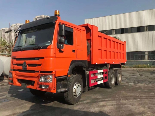 3 차축 Lhd Howo 6×4 건축업을 위한 덤프 트럭 371hp