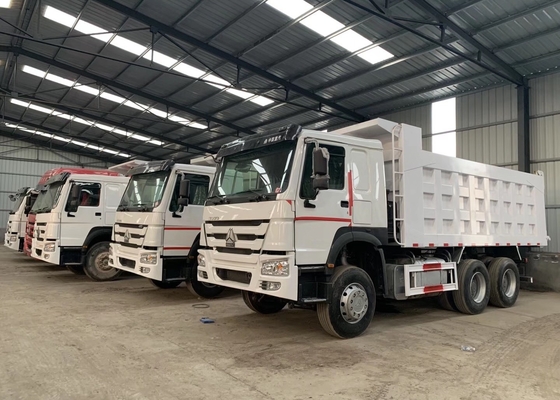 13R22.5 20CBM 관이 없는 타이어 덤프 트럭 Sinotruk Howo 6x4