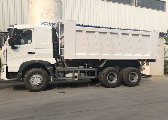 시노트루크 HOWO A7 6x4 371hp 흰색 덤프 트럭 티퍼 트럭 화물 트럭