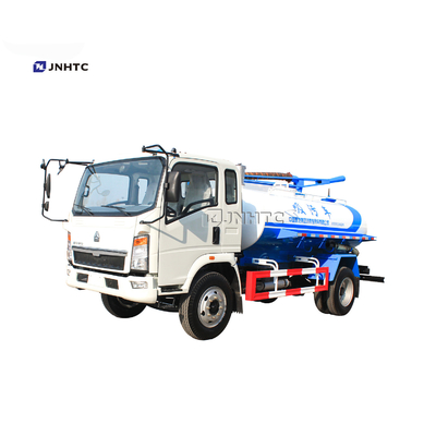 HOWO 4X2 경량 트럭 4cbm 1000 견실 머리띠 하수 흡입 청소 물운반차