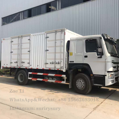 시노트루크 HOWO 등대세 4x2 중량 화물 트럭 290HP 박스 트럭 화물차 밴 상품