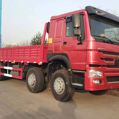 SINOTRUK HOWO 12는 8X4 평상형 화물 트럭 과적 트럭 화물차 밴 로드를 움직입니다