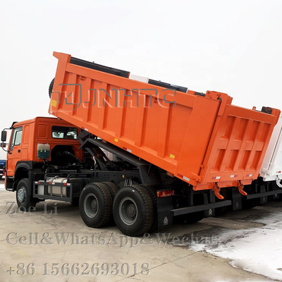 시노트룩 HOWO 유로 2 좌측 운전 6x4 371hp 흰색 덤프 트럭 틱퍼 트럭 화물 트럭