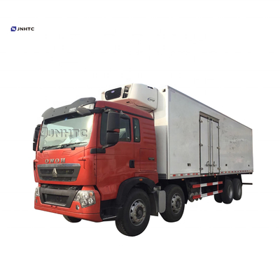 시노트루크 HOWO 45cbm 냉장고 냉장고 8x4 냉장고 트럭 20톤 냉장고 무거운 트럭