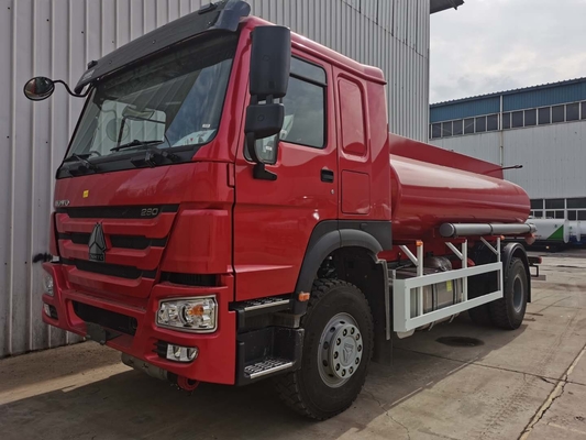 시노트루크 LHD 기름 연료 탱커 트럭 400L 20cbm 371HP