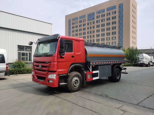 시노트루크 LHD 기름 연료 탱커 트럭 400L 20cbm 371HP