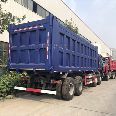 8x4 3cbm 371 에이치피를 로딩하는 SINOTRUK HOWO 12 Wheeler 과중한 업무 덤프트럭 본인