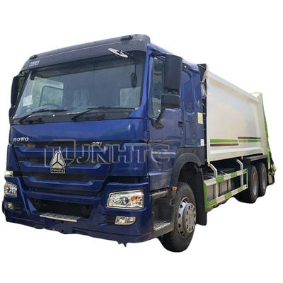 HOWO 6x4 12cbm 15cbm 유압 스윙 암 쓰레기 수거차 Euro2 Euro3 컨테이너 쓰레기통