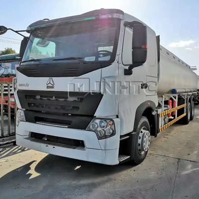 시노트루크 HOWO A7 371 에이치피 석유는 탱크차 Euro2 Euro3 25000L 6x4에 연료를 공급합니다