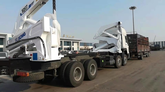 Xcmg 37t 옆 상승 기중기 Mqh37a를 가진 Sinotruk Howo 8x4 트럭에 의하여 거치되는 기중기