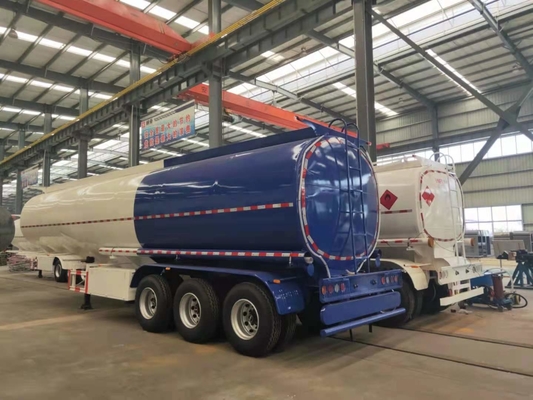 리앙샨 30000l-60000l 알루미늄 연료 선박 세미 트레일러