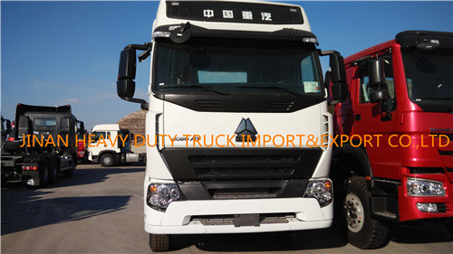 SINOTRUK A7 6X4 사용된 트럭 트랙터 10 바퀴 371 420HP 원동력 대표