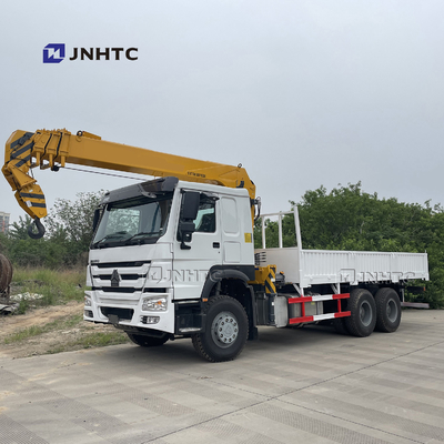 시노트루크 호워 6x4 10 육안으로 보이지 않는 자동차 기중기 스트레이트-암 화물 트럭 크레인