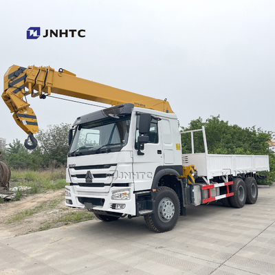 시노트루크 호워 6x4 10 육안으로 보이지 않는 자동차 기중기 스트레이트-암 화물 트럭 크레인