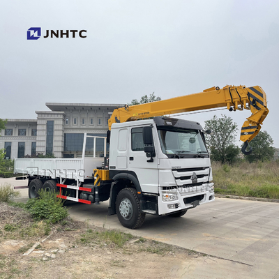 시노트루크 호워 6x4 10 육안으로 보이지 않는 자동차 기중기 스트레이트-암 화물 트럭 크레인