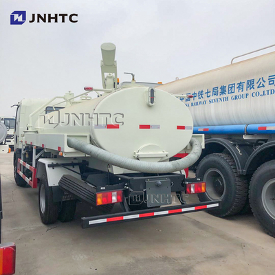 중국 HOWO 4x2 6 타이어 작은 진공 하수 흡수 트럭 3000L 5000L 6000L