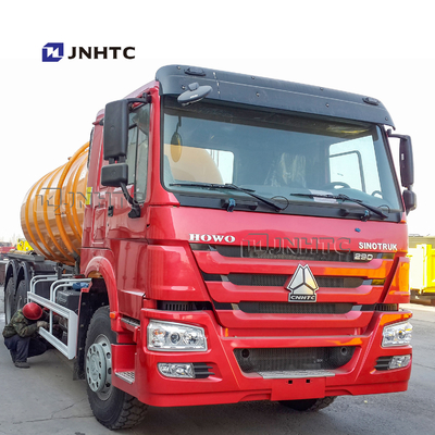HOWO 6X4 Euro2 하수 흡수 탱커 트럭 12cbm-22cbm 진공 세정