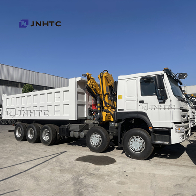 상승 축과 10T 폴드형 팔 크레인과 호워 16 Wheeler 덤프트럭
