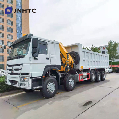 상승 축과 10T 폴드형 팔 크레인과 호워 16 Wheeler 덤프트럭