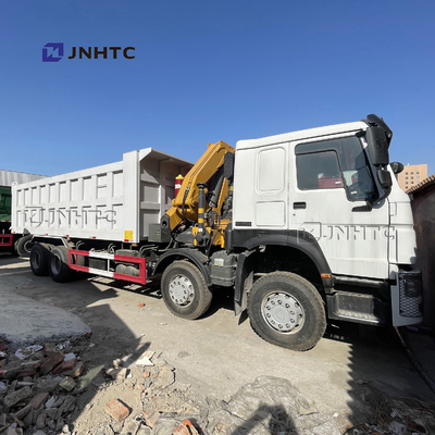 상승 축과 10T 폴드형 팔 크레인과 호워 16 Wheeler 덤프트럭