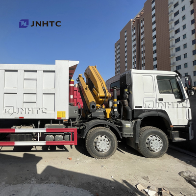 상승 축과 10T 폴드형 팔 크레인과 호워 16 Wheeler 덤프트럭