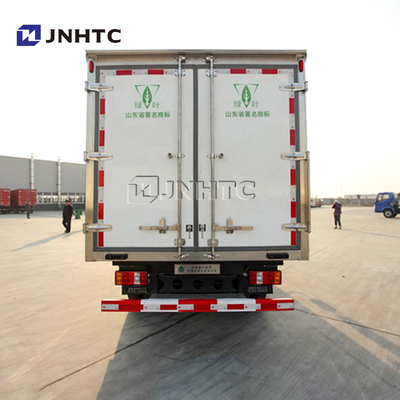 HOWO 4X2 8000kg 경량 상업용 트럭 냉장고 상자 트럭 냉동고 밴
