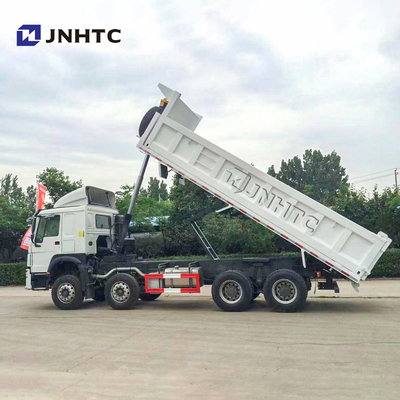 SINOTRUK HOWO 8X4 371hp 이동식 화물 상자 덤프 트럭 플랫 베드 트레이 티퍼